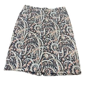 J. Crew No. 2 Pencil Skirt In Feather Paisley 4